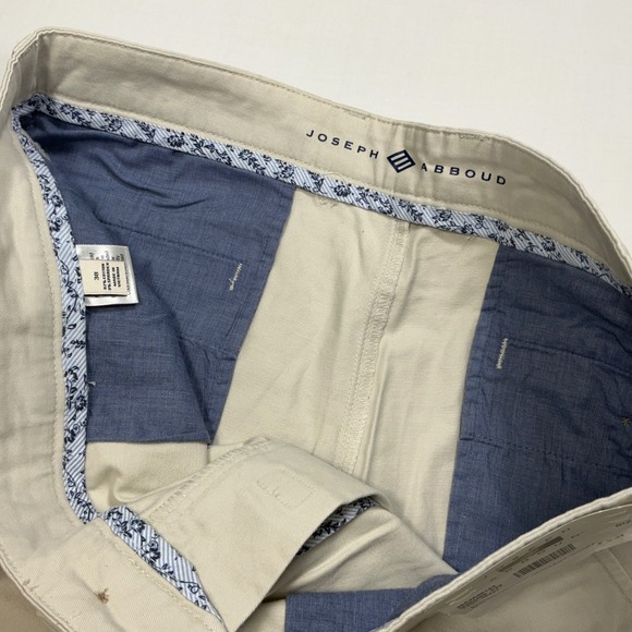 Joseph Abboud Heritage Menswear Beige Cotton Blend Shorts Size‎ 38 New with Tags - Picture 5 of 9